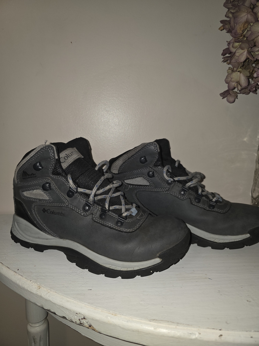 Columbia Women’s Gray Waterproof Winter Hiking Boots